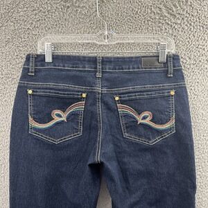 Y2K Rocawear Low Rise Bootcut Jeans 90s 00s Hip Hop Embroidered Women's 9 x 33